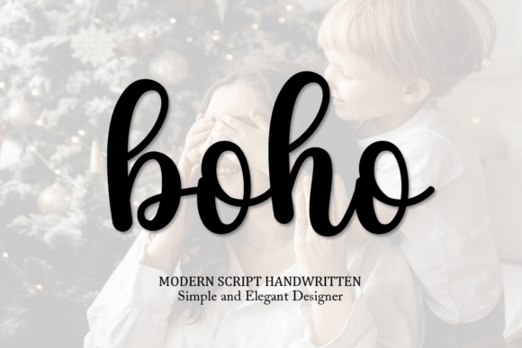 Boho Font: Bold Handwritten Script for Creative Projects
