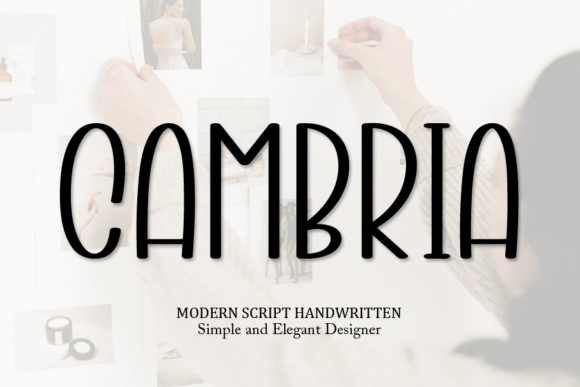 Cambria: A Versatile Handwritten Script for Designers