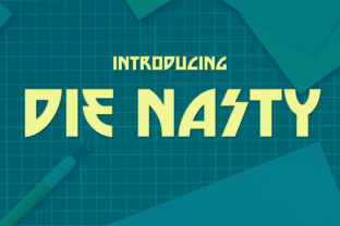 Die Nasty Font by Typodermic Free Display Typeface