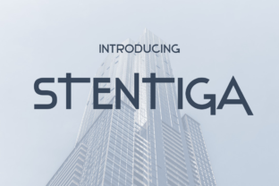 Stentiga A Sleek Display Font for Modern Designs