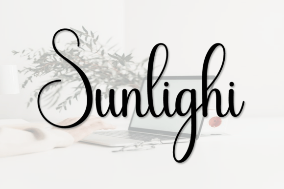 Sunlighi β A Free Handwritten Script for Creative Projects