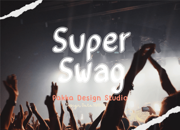 Super Swag: The Graffiti Font That Hits Different